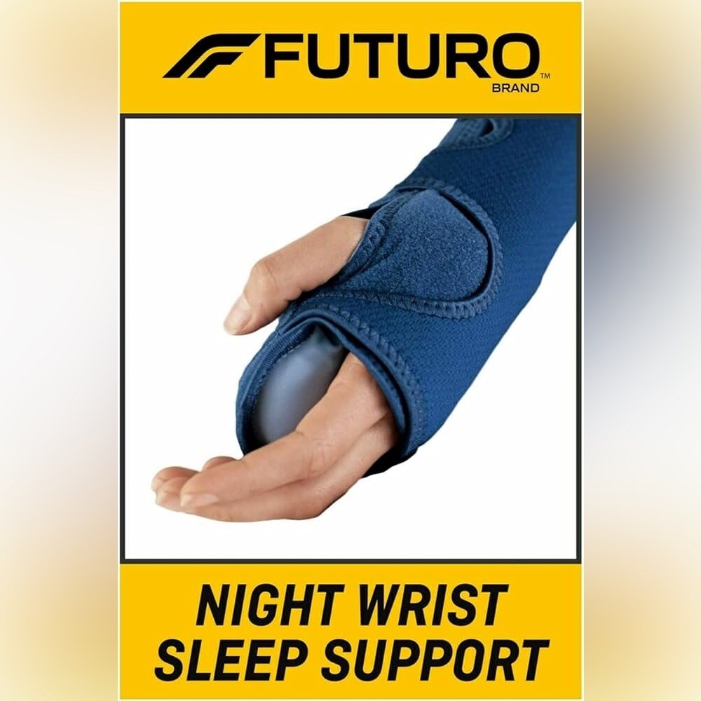 FUTURO Night Wrist Sleep Support Sleeping Brace for Carpal Tunnel & Sprain